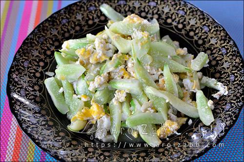 วิธีทำแตงกวาผัดไข่ สูตรอาหารทำง่ายๆ ทำกินเองได้