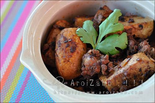 เต้าหู้ผัดหมูสับน้ำมันพริก(เหลากันมา) วิธีทำเมนูอาหารง่ายๆ กินเอง