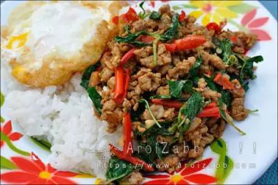 เมนูผัดกะเพราหมูสับ ทำง่ายๆ กินอร่อยๆ