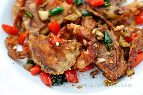 ปูนิ่มผัดพริกเกลือ เมนูอร่อย ทำง่าย