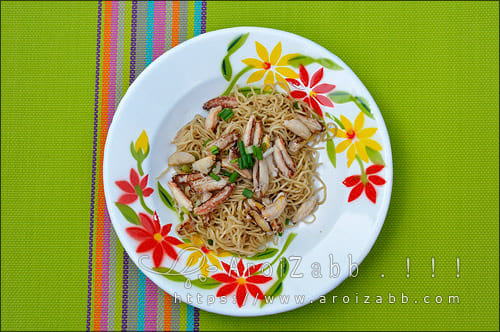 บะหมี่ปู จานเดียวอาจจะไม่อิ่ม แต่เสียดาย เนื้อปูหมดแล้ว