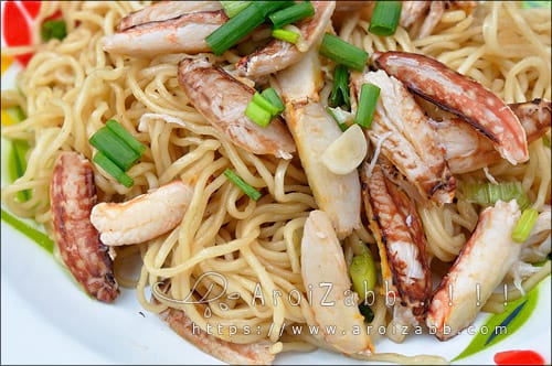 บะหมี่ปู ที่เน้นเนื้อปูสุดๆ กินที่ร้านก็ไม่ได้แบบนี้