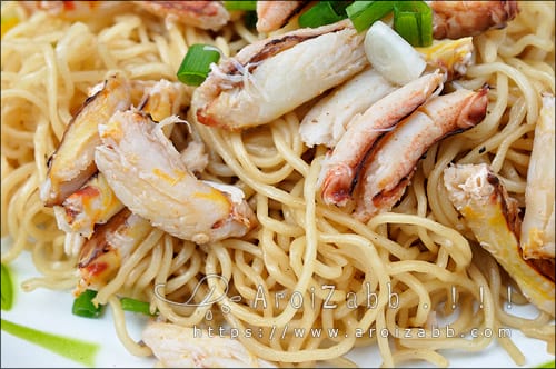 น้นที่เนื้อปู แกะเสร็จมาแล้ว กินง่าย ไม่ติดคอ