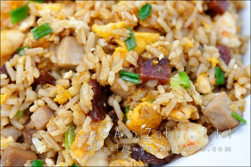 ข้าวผัดหยางโจว จะขาดกุนเชียงไม่ได้เลย